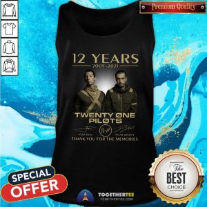 Cool 12 Years 2009 2021 Twenty One Pilots Signatures Tank Top
