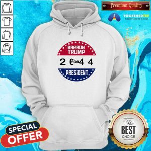 Cool Barron Trump For President 2044 Hoodie