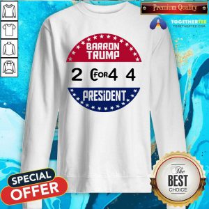 Cool Barron Trump For President 2044 Sweatshirt