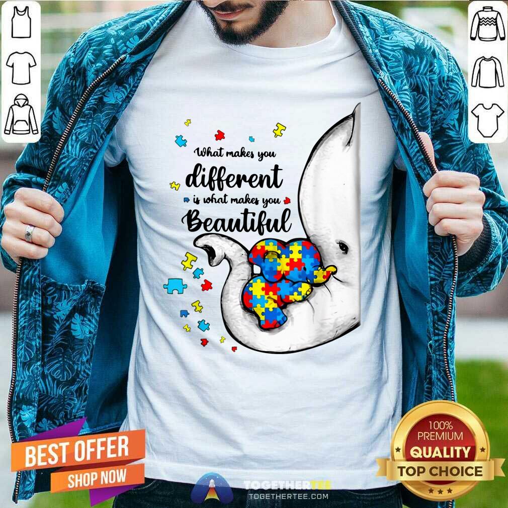 Cute What Makes You Different Elephant Autism Shirt Cute What Makes You Different Elephant Autism Shirt
