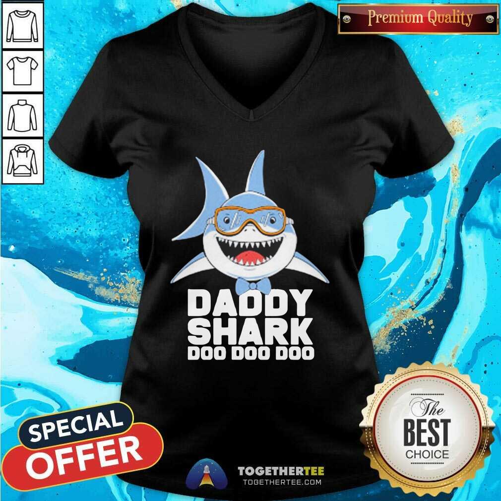 Shark Doo doo doo Birthday V-neck - Design By Togethertees.com Shark Doo doo doo Birthday V-neck - Design By Togethertees.com