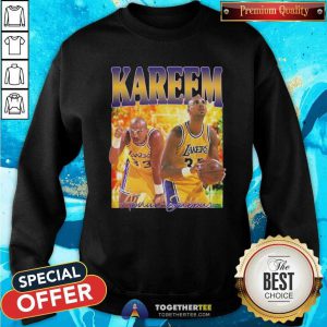 Kareem Abdul Jabbar Tee Sweatshirt - Design By Togethertees.com