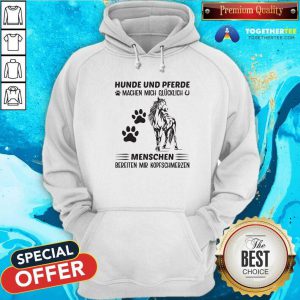 Grateful Hunde Und Prerde Menschen Horse Hoodie