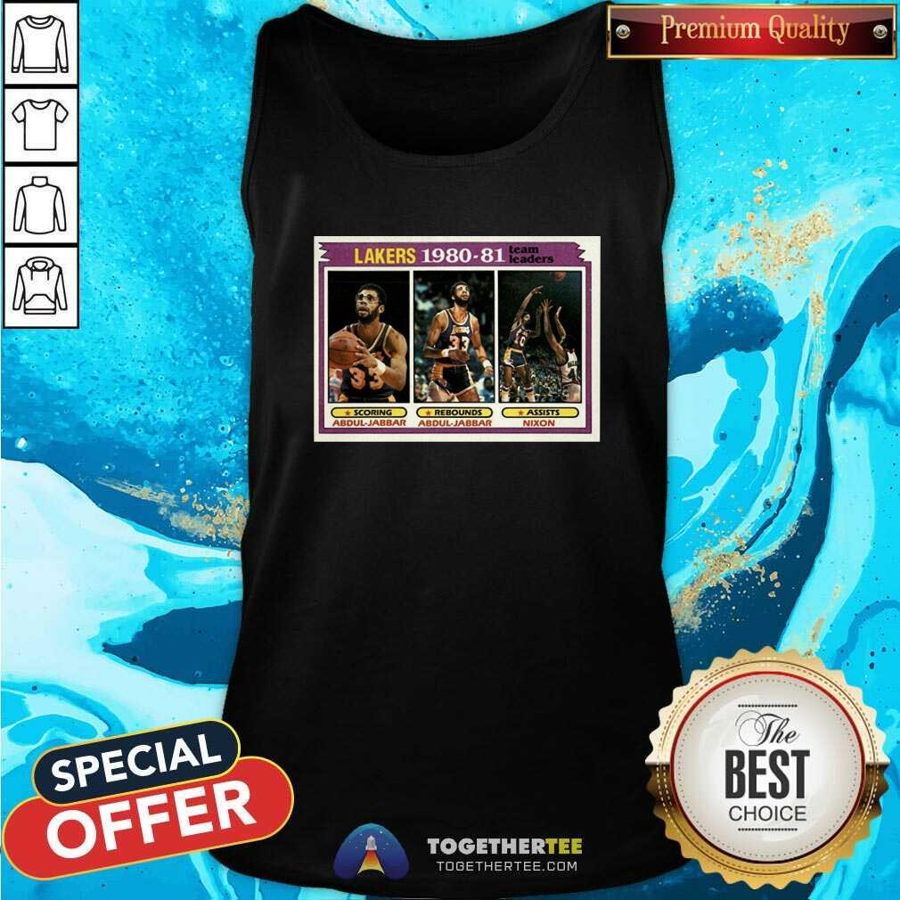 Kareem Abdul Jabbar 1981-82 Topps #55 Lakers Tank Top Kareem Abdul Jabbar 1981-82 Topps #55 Lakers Tank Top - Design By Togethertees.com