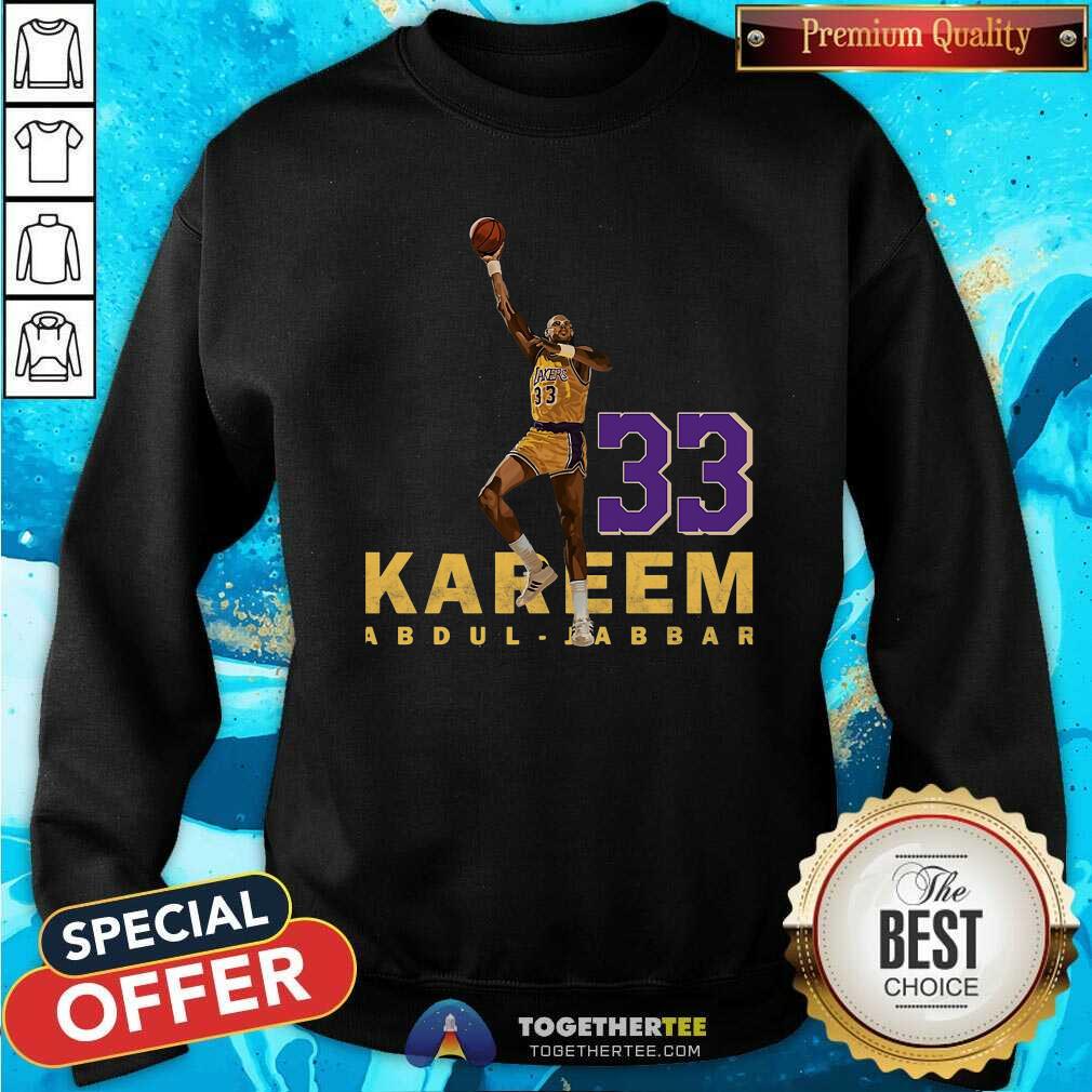 Kareem Abdul Jabbar 33 Los Angeles 1984-1985 Sweatshirt Kareem Abdul Jabbar 33 Los Angeles 1984-1985 Sweatshirt - Design By Togethertees.com