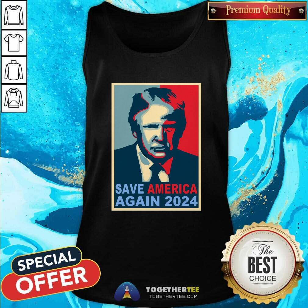 Donald Trump Save America Again 2024 Tank Top Donald Trump Save America Again 2024 Tank Top - Design By Togethertees.com