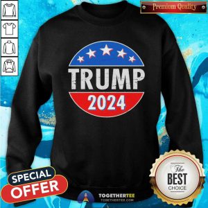 Trump 2024 Election Emblem Sweatshirt - Design By Togethertees.com