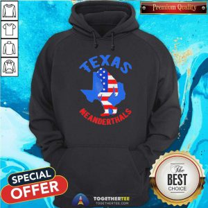 Bigfoot American Flag Texas Neanderthal Hoodie - Design By Togethertees.com