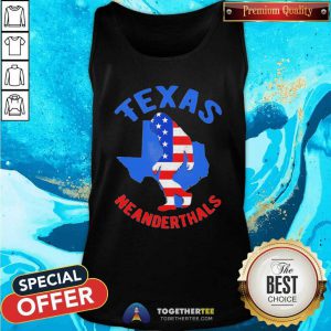 Bigfoot American Flag Texas Neanderthal Tank Top - Design By Togethertees.com