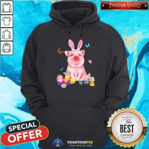 Baby Pigs And Rabbit Easter Hoodie - Design By Togethertees.com