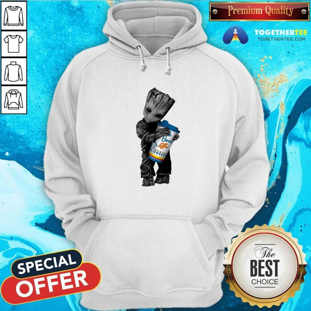 Baby Groot Hugs Dutch Bros Hoodie Baby Groot Hugs Dutch Bros Hoodie - Design By Togethertees.com
