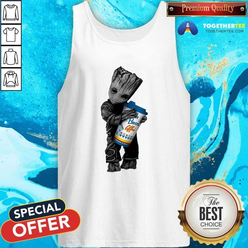 Baby Groot Hugs Dutch Bros Tank Top Baby Groot Hugs Dutch Bros Tank Top - Design By Togethertees.com