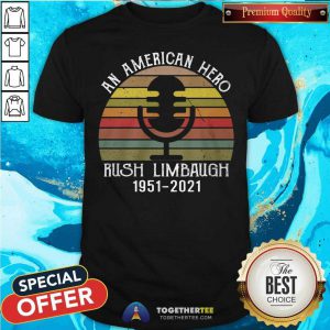Top An American Hero Rush Limbaugh Micro Vintage Shirt