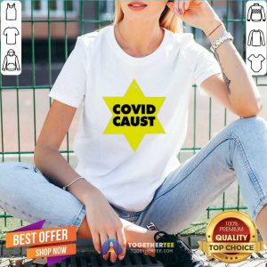 Covid Caust V-neck - Design By Togethertees.com
