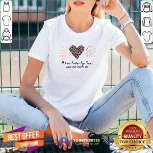 Top Peace Love Three Twenty One World Down Syndrome Day V-neck