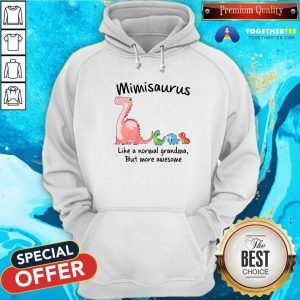 Cute Dino Saurus Mimisaurus Like A Normal Grandma But More Awesome Hoodie