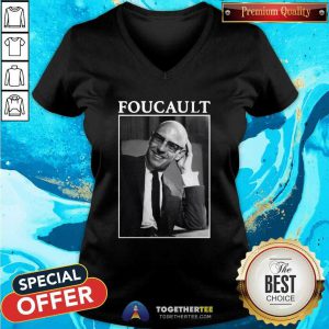 Cute Michel Foucault V-neck
