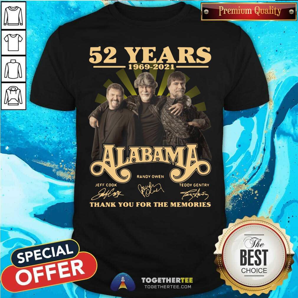 Grateful 52 Years Alabama Signature Shirt Grateful 52 Years Alabama Signature Shirt