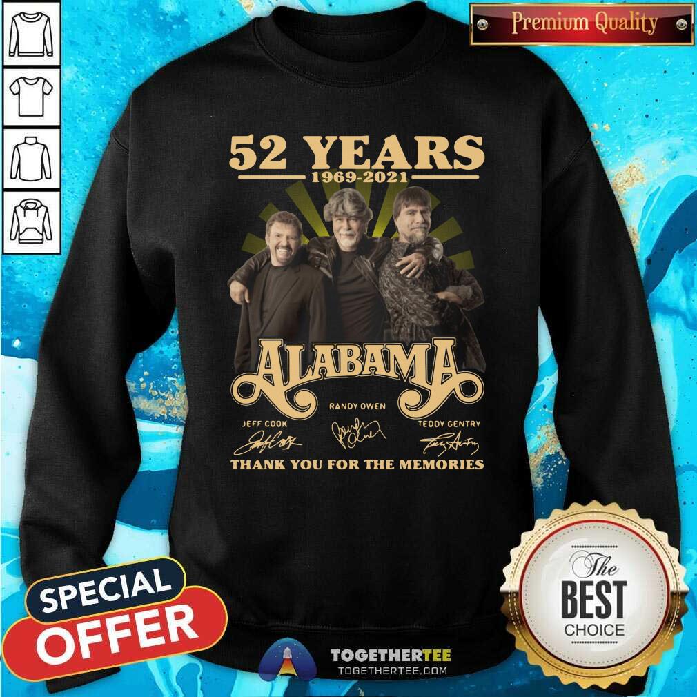 Grateful 52 Years Alabama Signature Sweatshirt Grateful 52 Years Alabama Signature Sweatshirt