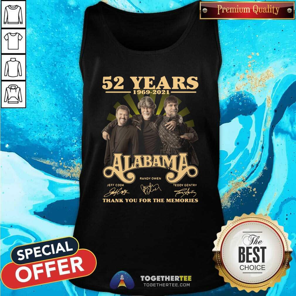 Grateful 52 Years Alabama Signature Tank Top Grateful 52 Years Alabama Signature Tank Top