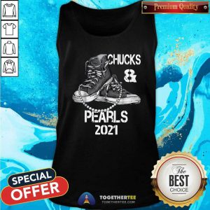 Hot Grey Chucks And Pearls 2021 Tank Top