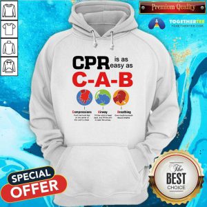 Emergency CPR Easy As CAB Hoodie