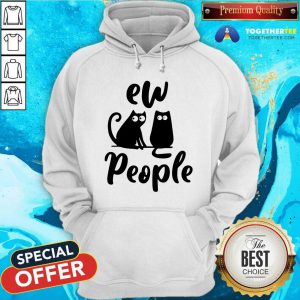Lovely Ew People Two Cat Hoodie