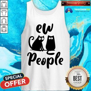 Lovely Ew People Two Cat Tank Top