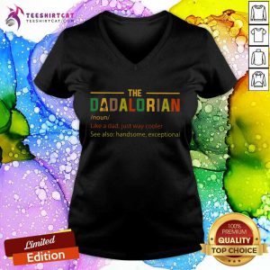 The Dadalorian Like A Dad Just Way Cooler V-neck