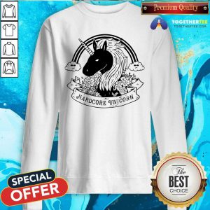 Unicorn Rainbow Hardcore Unicorn Sweatshirt