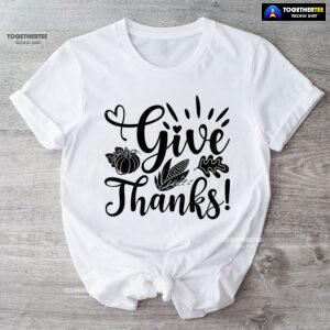 Give Thanks Pumpkin Fall Vibes T-Shirt