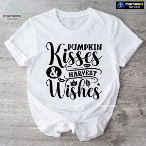 Pumpkin Kisses & Harvest Wishes T-Shirt