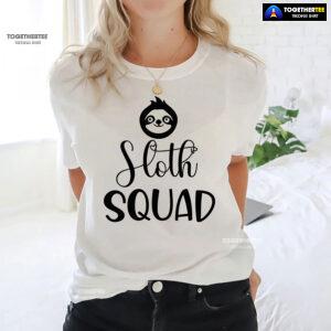 Sloth Squad T-Shirt - White Tee