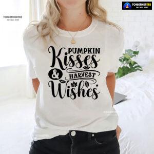 Pumpkin Kisses & Harvest Wishes T-Shirt