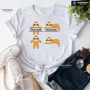 Customized Cute Baby Sloths T-Shirt