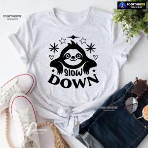 Slow Down Sloth T-Shirt - Kids Tee
