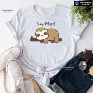 Stay Relaxed Sloth T-Shirt - Kids Tee