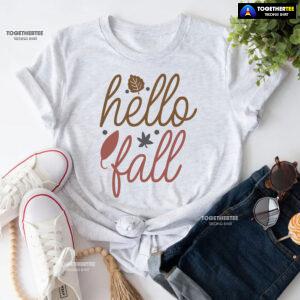 Hello Fall Thanksgiving T-Shirt