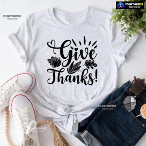 Give Thanks Pumpkin Fall Vibes T-Shirt