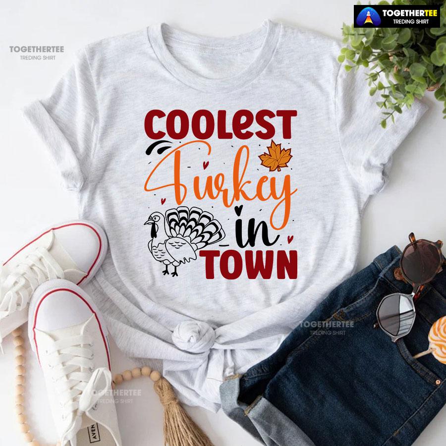 3-ash-tgvg231007pm327 Coolest Turkey In Town Fall Season T-Shirt