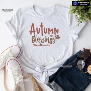 Autumn Blessings Thanksgiving T-Shirt