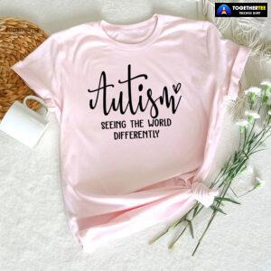 Autism Seeing The World Differently T-Shirt - White Tee