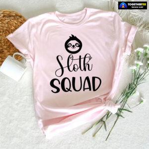 Sloth Squad T-Shirt - White Tee
