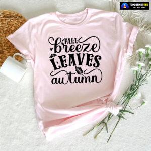 Fall Breeze Leaves Autumn T-Shirt