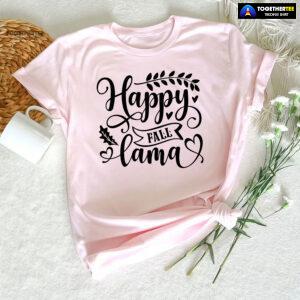 Happy Fall Lama T-Shirt