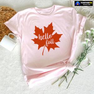 Hello Fall Happy Thanksgiving Day T-Shirt