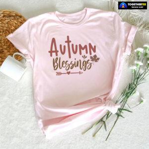 Autumn Blessings Thanksgiving T-Shirt