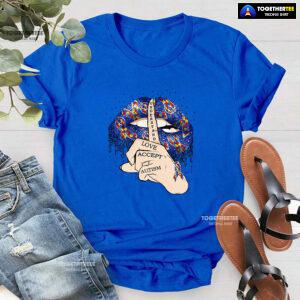 Understand Love Accept Lips Autism Awareness T-Shirt
