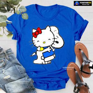 Snoopy Hugs Hello Kitty T-Shirt - Kids Tee