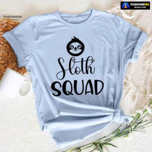 Sloth Squad T-Shirt - White Tee